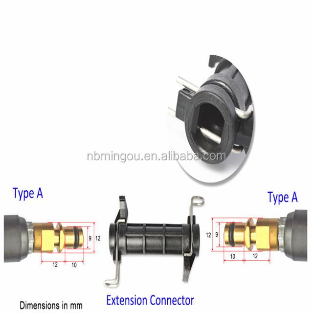 Rondette à haute pression 6m 10m 15m 20 mètres de tuyau pour la rondelle de voiture