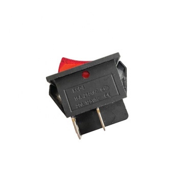 KCDL 250V 2 Position Rocker Switch PCB Mount, Model KCD1-101 - 15x21mm 2 Pin Toggle Switch