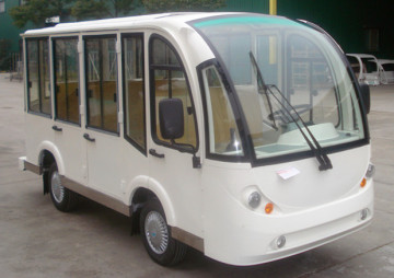 Electric Closed Sightseeing Bus 11 Seats