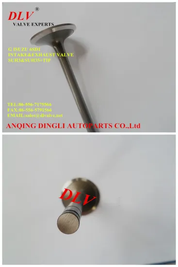 ISUZU 6SD1 ENGINE VALVE OEM 1-12551-128-0