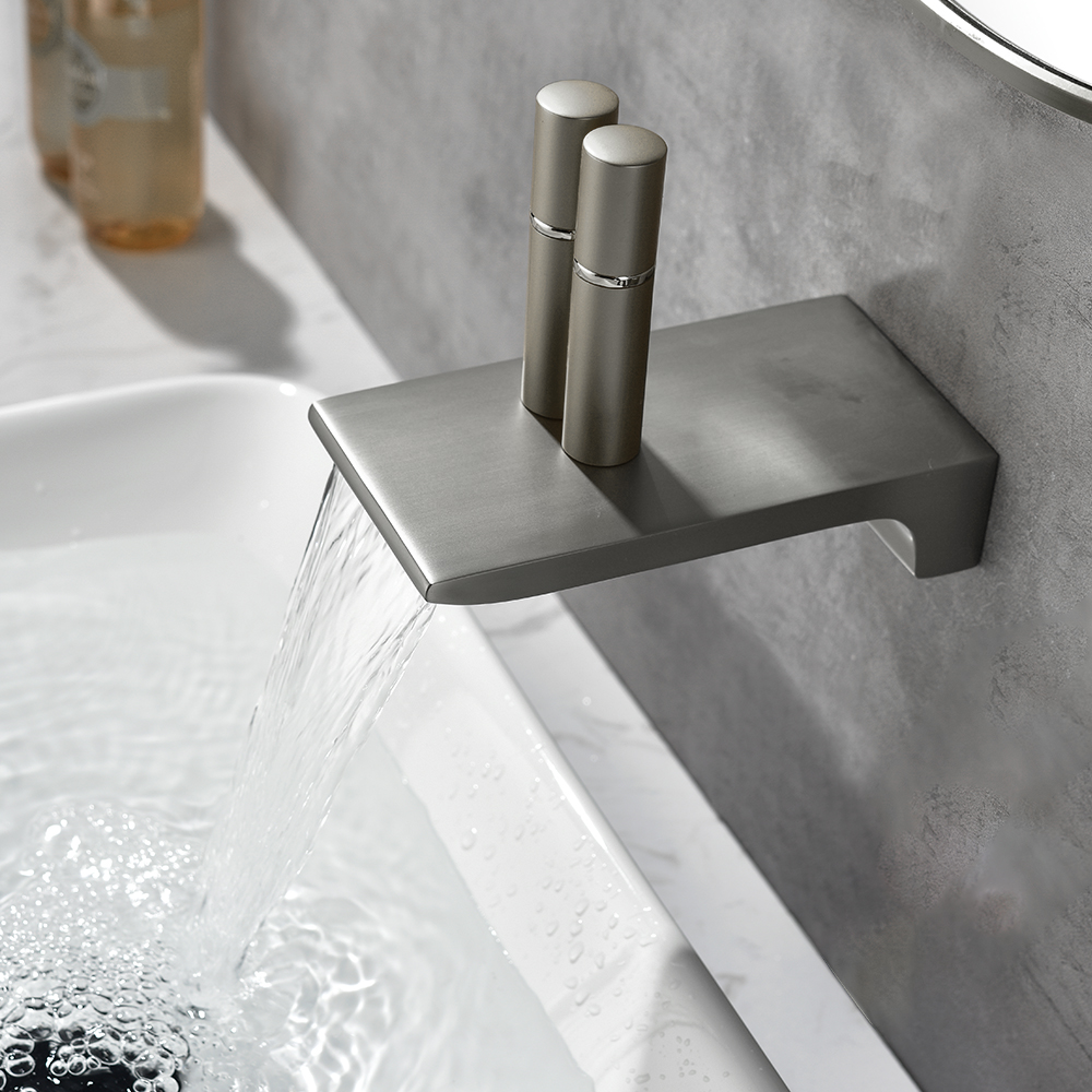 Bathroom waterfall spout GUN GREY 2001gg 4