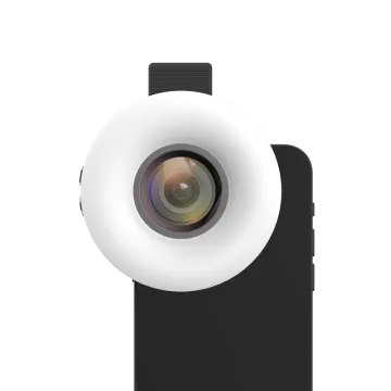 15x Macro Lens with Light for Eyelashes Compatible with Mobile Phones