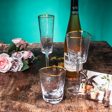 2024 Wine Trends: Exploring Unique Designs - Triangle Patterned Champagne Glasses and Hammer-Style Cups