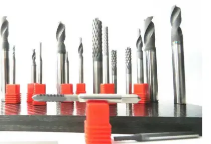 CVD diamond coating corn teeth carbide end mills