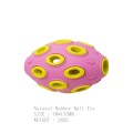 Non-toxic Rubber Dog Ball Toy Interactive Hollow Rubber