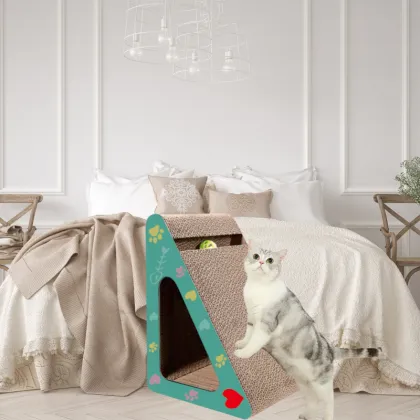 High Quality Scratch Board Sturdy Triangle Cat Scratch Toys