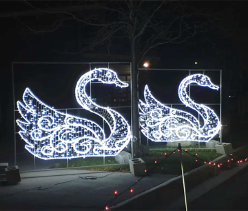 LED Lighted Goose Christmas Decoration