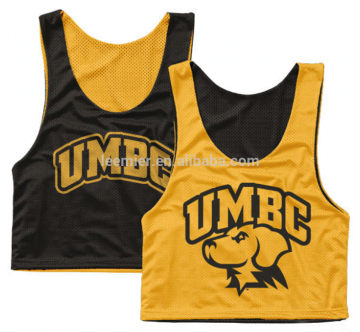 Practice Jersey Black/yellow Performance Lacrosse Pinnies