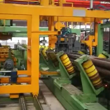 Ful-auto Linear Pipes Binding Machine