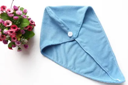 Microfiber Hair Wraps Towel Fast Dry Head Cap