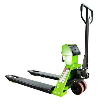 Manual Pallet Jack with 1 Ton Capacity and Scale