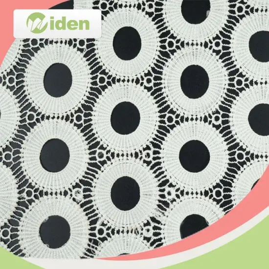 100 Chemical Polyester Lace Fabric Guipure Lace Fabric