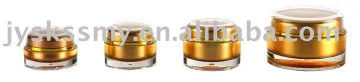 Plastic(Acrylic) jars for cream,coloured acrylic cosmetic jar