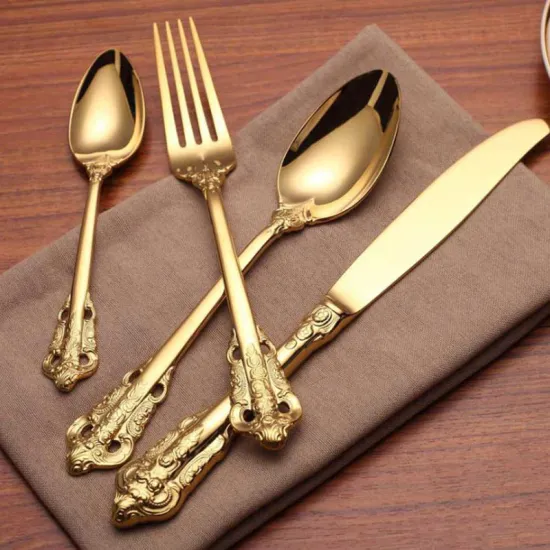 304 Stainless Steel Western Dinner Set