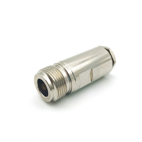 Straight N Female Clamp/Solder Coaxial Cable Connector
