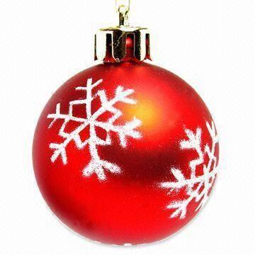 Christmas Ball, Comes in Various Colors, Customized Designs are Welcome