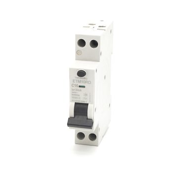 1P+N Miniature RCBO Circuit Breaker 10kA 30mA 240V/230V