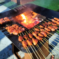 التصميم الحديث Corten Steel Outdoor Wood BBQ