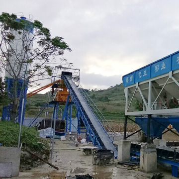 YILI 60m3/h Fully Automatic Belt Conveyor Concrete Batching Plant For Sale