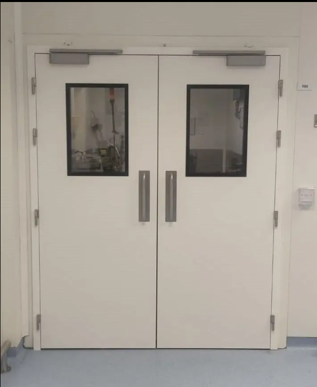 Pharmaceutical healthcare clean room steel door