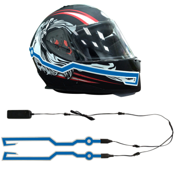 Good Quality LED Light Helmet for Bright Blue Night Safety