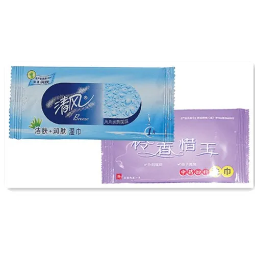 Wet wipe packaging machine