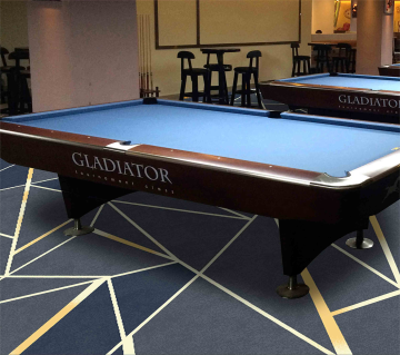 3D Printed Billiard Room Carpet for Game Halls and Entertainment Clubs