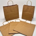 Bolsa de papel de papel kraft personalizable para el medio ambiente