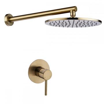 Rainfall Shower Head with Wall Mount Shower Arm