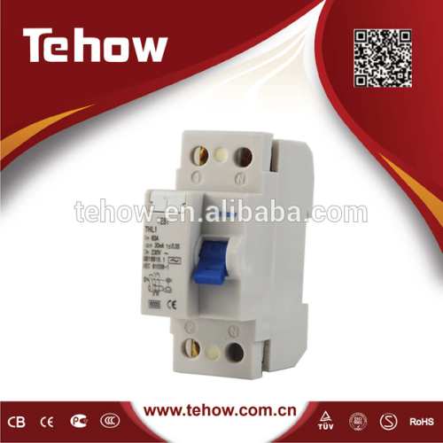 30mA RCCB residual current circuit breakers earth leakage switch