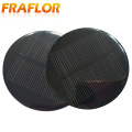 Monocrystalline Solar Cell PET Round Solar Panel 4V Battery Charger Light Diameter 73MM 0.4W DIY for Phone Light Toys Charger