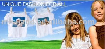 A4/letter size light color transfer inkjet t-shirt paper 150g printed by dye&pigment ink,5 sheets one pack