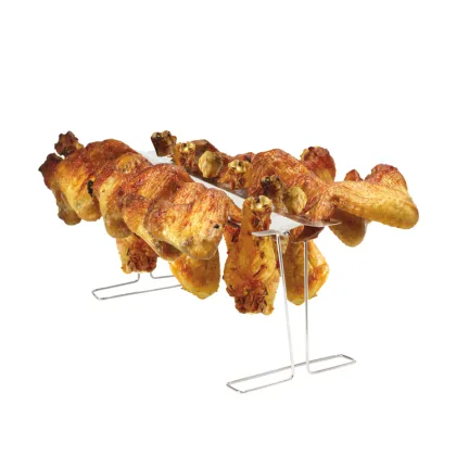 bbq grill chicken rack with legs wings