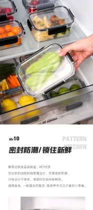 Food Grade Refrigerator Storage Box for Kitchen Prep and Freezing