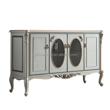 Antique Oak Wooden Cabinet Sideboard for Living Room and Dining Room