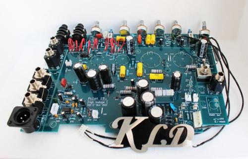 KLD 15w 6l 6 Fender stil Tube guitar amp PCB med komponenter av hög kvalitet