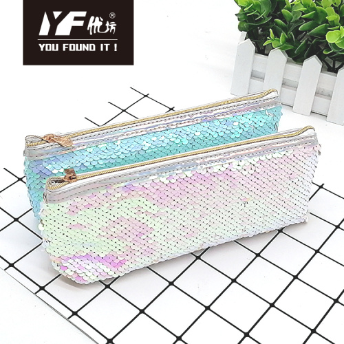 Pencil Case Pattern Hot sale custom fashion sequin glitter pencil case Factory