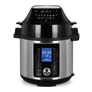 5.3L Air Fryer & Electric Pressure Cooker: Oil-Free Stainless Steel Deep Frying & Cooking Appliance