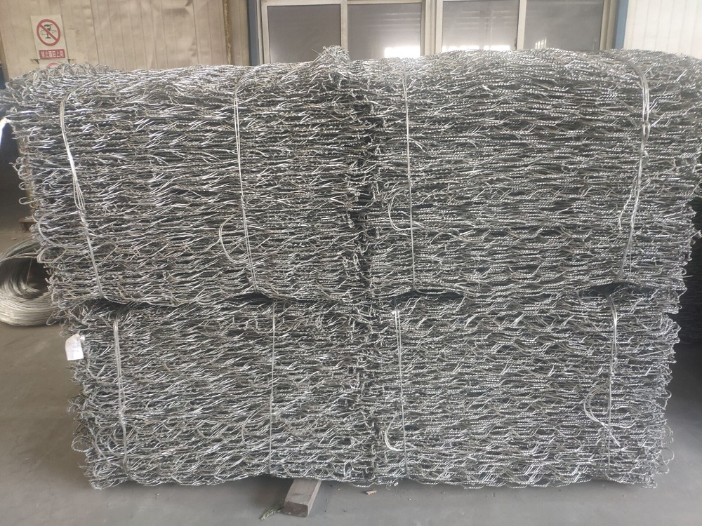 High Galvanized Welded Gabion Wall