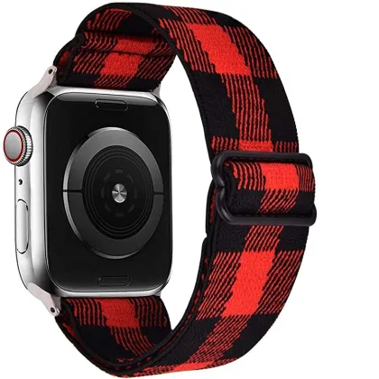Camouflage Elastic Nylon Watch Bands for Apple Watch