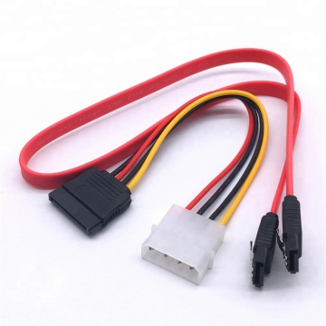 SATA 7pin+15pin a 7pin 4pin HDD COMBO CAVO - SATA2 SATA3 IDC 22pin