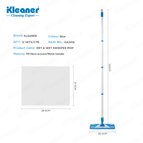 Esfregona eletrostática Kleaner – seca e úmida