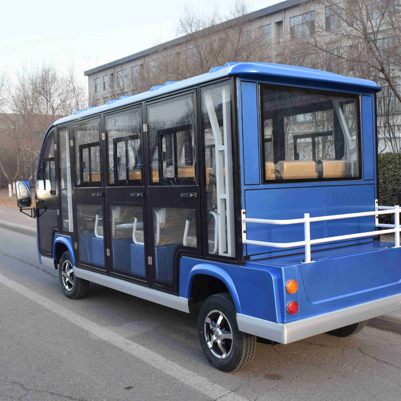 11-seat four-row electric sightseeing car