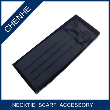 Custom made solid colour wedding accessory polyester cummerbund