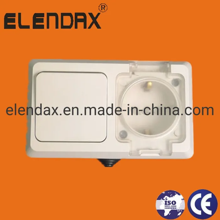 Soket Listrik Dinding IP44 Standar Eropa (S5511)