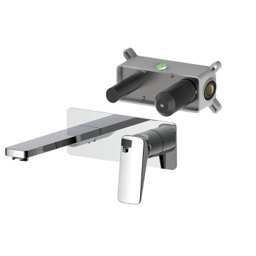 bathroom faucets wall mount Single Lever Solid Brass Bathroom Faucets Wall Mount Manufactory