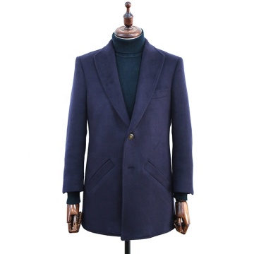 Áo khoác cashmere nam mới có khăn choàng cổ