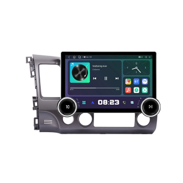 11,8 "Diamond Dual Knoben 2K Qled Screen 2 Din Android Car Radio für Honda Civic 2004-2011 Stereo Android Auto CarPlay