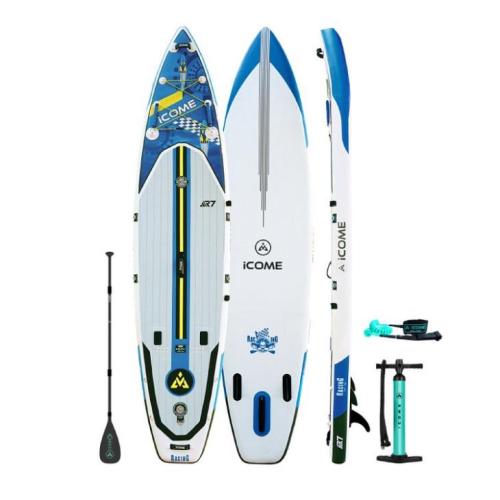 NY PADDLE BOARD BLUE RACING RECABEABLE BOARD