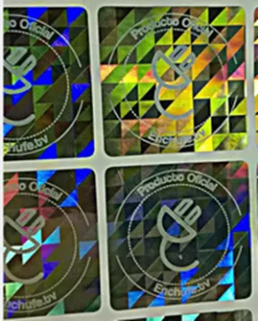 custom hologram sticker holographic label 3d laser